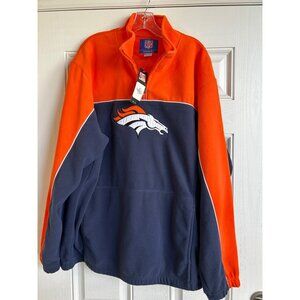 Denver Broncos Men's Fleece Pullover - NWT - 2XL